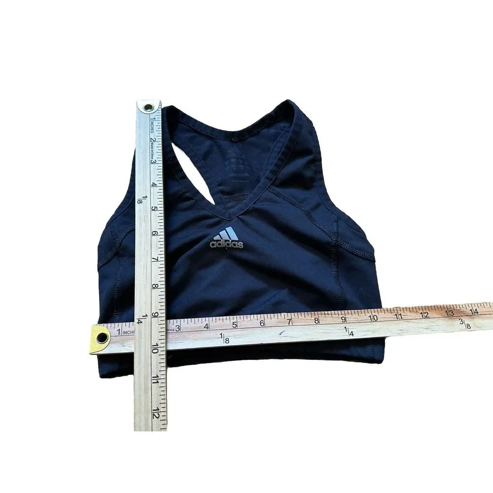 Adidas Women's XS‎ Black Don't Rest Alphaskin Racerback Impact Sports Bra